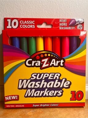 Cra Z Arr Super Washable Multi Colored Markers 10 Pack